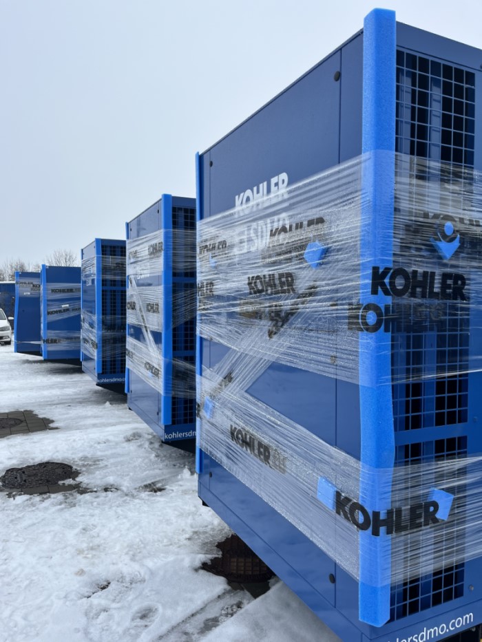 Dodávka motorgenerátorů od renomovaného výrobce KOHLER Power Systems EMEA.